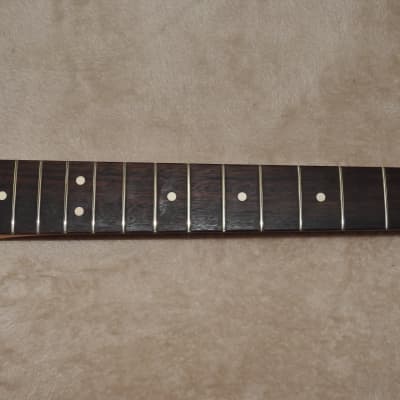 WD Music SRV21 Licensed Fender Rosewood on Maple Stratocaster Neck 21 Medium Jumbo Frets NOS #5 image 3