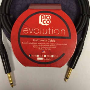 ProCo EVLGCN-10 Evolution 1/4" TS Instrument Cable - 10'