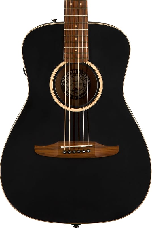 Fender Malibu Special Acoustic Guitar. Pau Ferro FB, Matte Black w/bag image 1