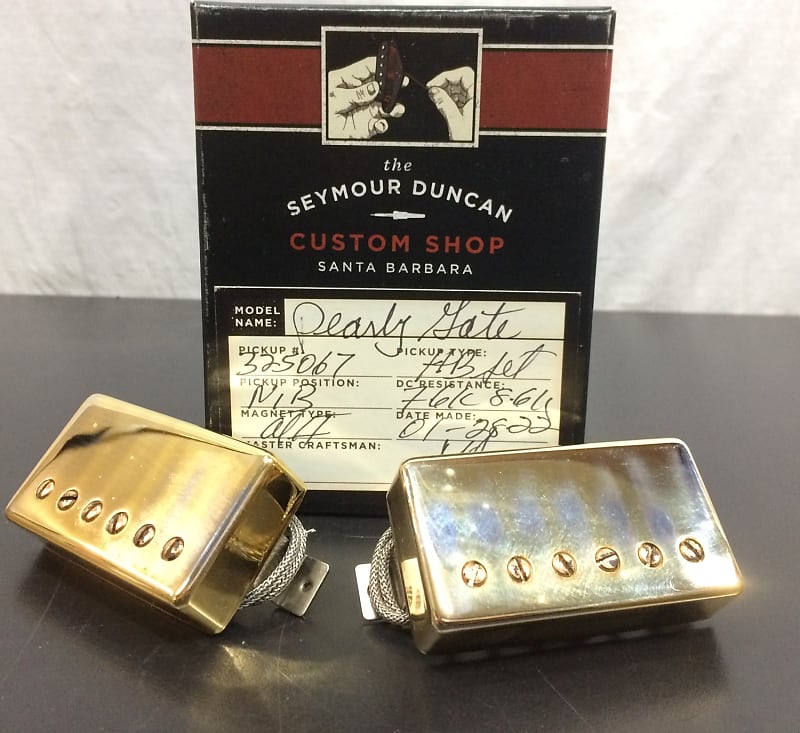 Seymour Duncan Custom Shop Antiquity Pearly Gates Set, Aged Gold image 1