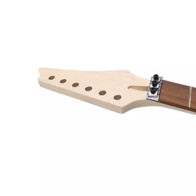 Ibby Style 24 Fret Guitar Neck - Maple & Rosewood image 2