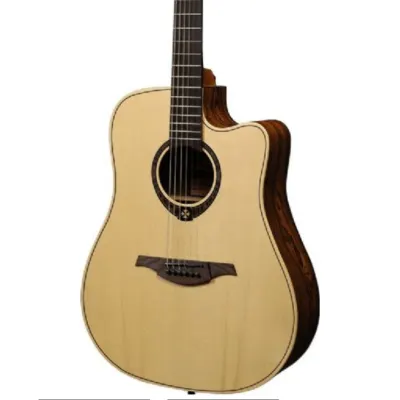 Lag T270DCE Tramontane Dreadnought Cutaway Acoustic-Electric Guitar image 4