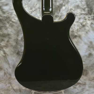 Rare Left Handed 1974 Rickenbacker 4001 Jetglo Bass in OHSC image 15