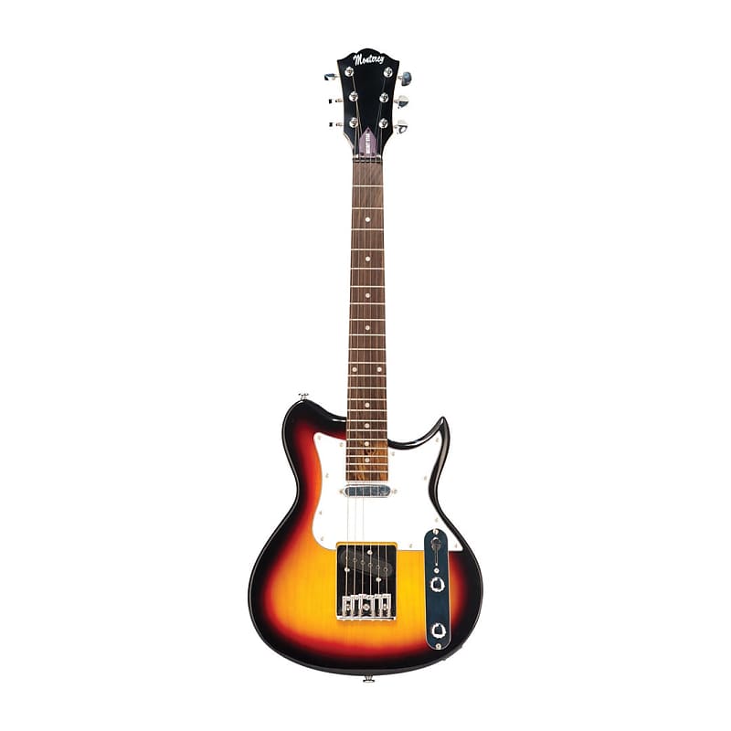Monterey MDE34SB Traveler Electric Guitar Sunburst Reverb Australia