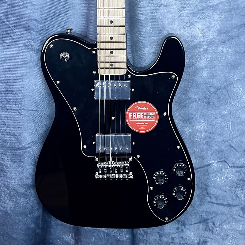 Squier Affinity Telecaster Deluxe MN, Black | Reverb Squier Affinity Telecaster Deluxe MN, Black | Reverb