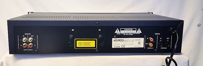 TASCAM CD-RW700 Professional Rackmount CDRW Recorder | Reverb
