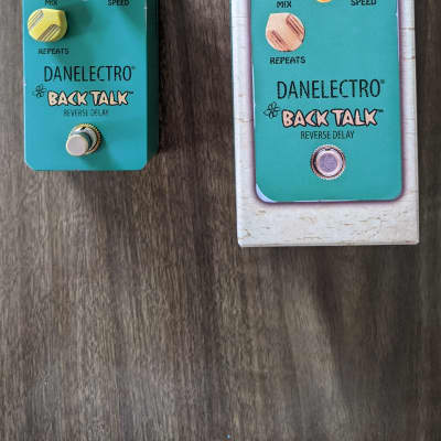 Reverb.com listing, price, conditions, and images for danelectro-back-talk-reverse-delay-reissue