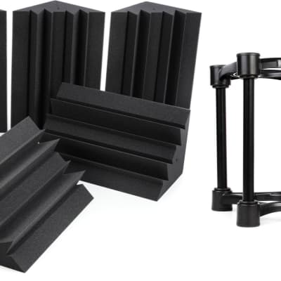 Auralex LENRD 1x1x2 foot Studiofoam Bass Trap - Charcoal | Reverb