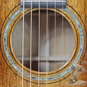 Martin Guitars Size 5 Custom Shop Mahogany Acoustic Guitar 1933 Ambertone Sunburst Finish image 12