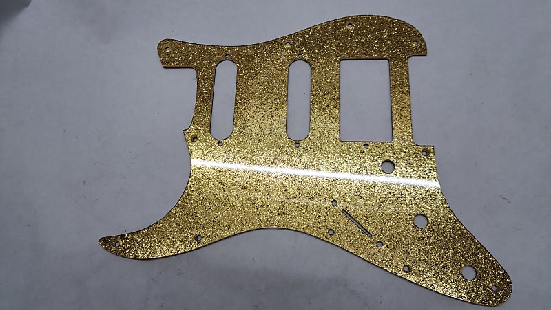 Smooth Gold - Stratocaster Pickguard - Acrylic