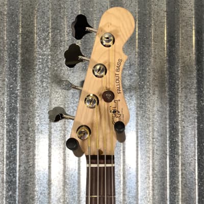 G&L USA Fullerton Deluxe Fallout Bass 4 String Tangerine Metallic & Bag #9009 image 4