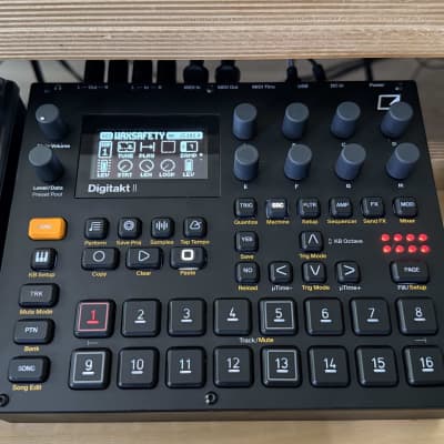 Elektron Digitakt II + Decksaver… Elektron Digitakt II + Decksaver | Reverb