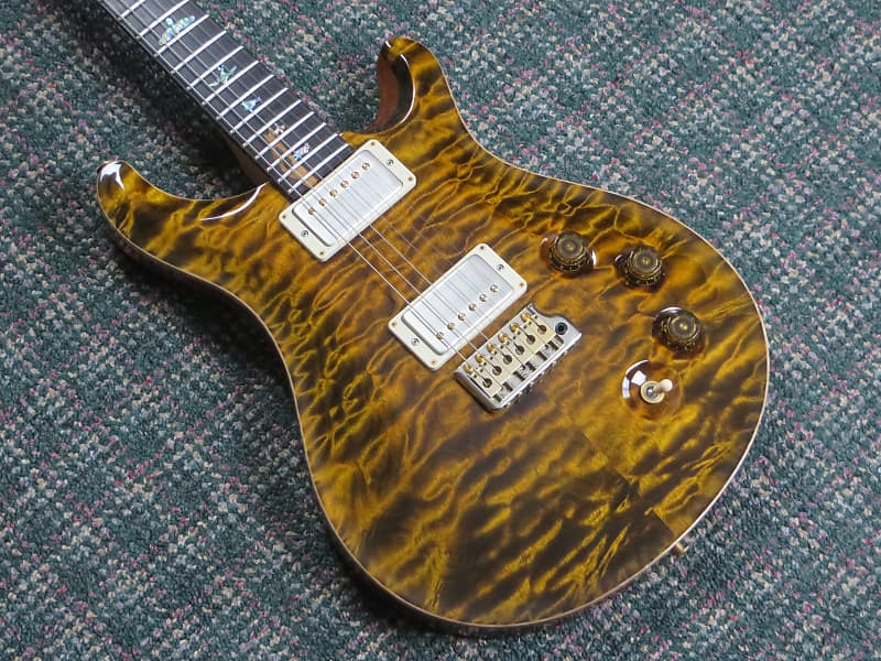 2021 Paul Reed Smith DGT Wood Library 10-Top Yellow Tiger! PRS! w/OHSC image 1