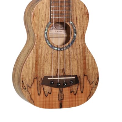 Islander Traditional soprano ukulele w/ spalted maple top image 3