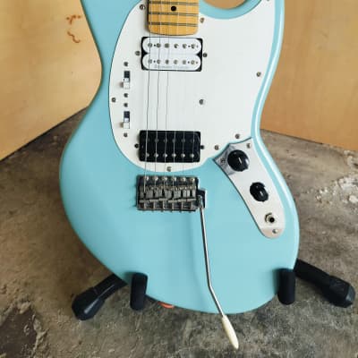 Partscaster Offset Jag-Stang 2000s - full scale - nitro sonic blue image 1