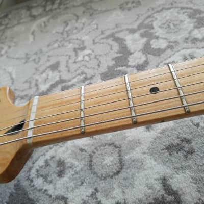 Fender Deluxe Lone Star Stratocaster 2014 - 2016 Burgundy Mist Metallic strat split maple Mexico MIM image 7