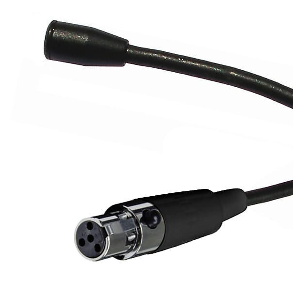 Vu LM3000TA4FBK Lapel Microphone with a TA4F 3.5mm Reverb