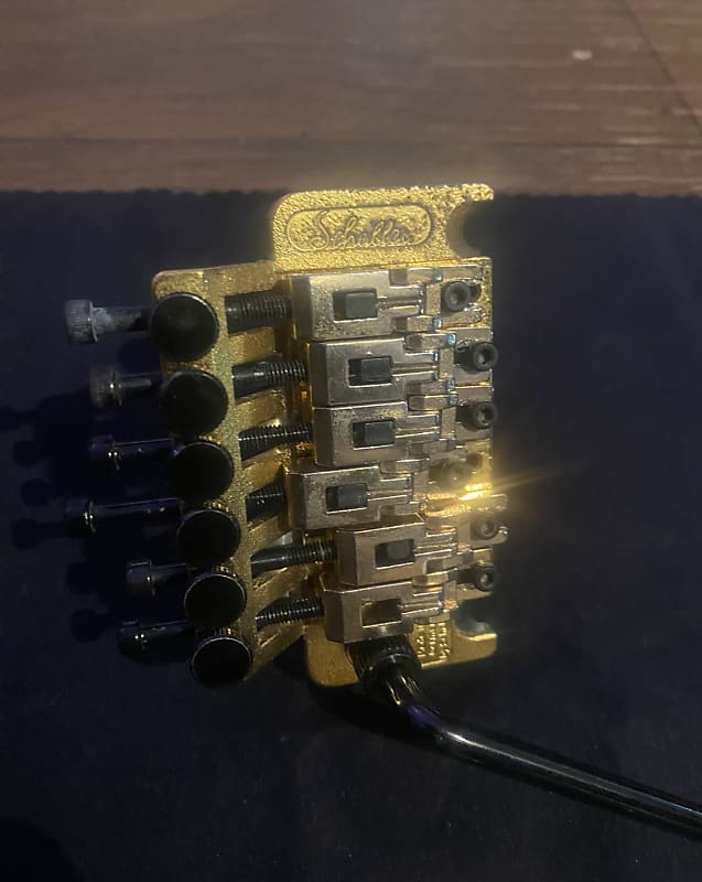 Schaller Tremolo German FloydRose (24 Carat Gold Plated) | Reverb