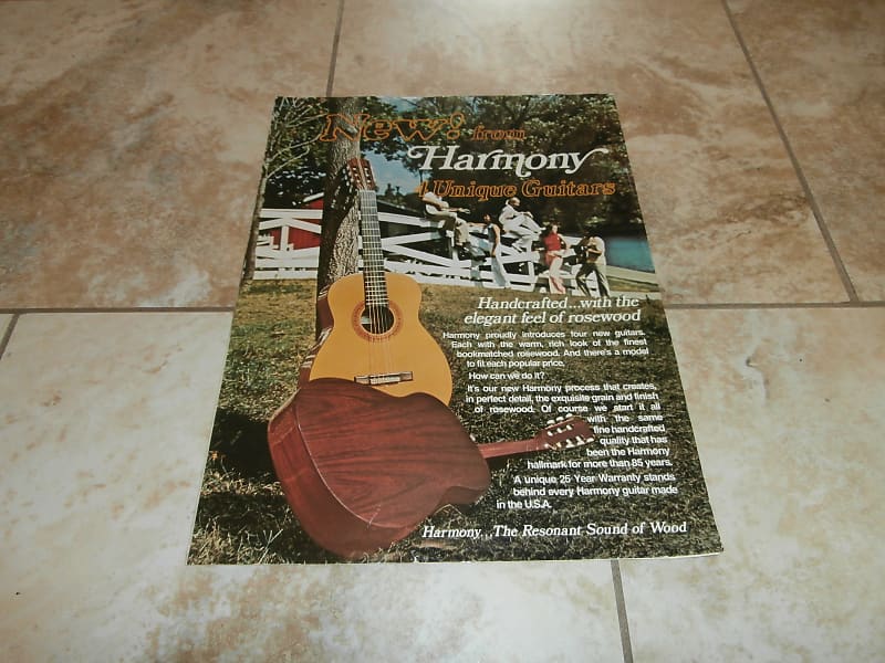 Vintage 1973 Harmony 