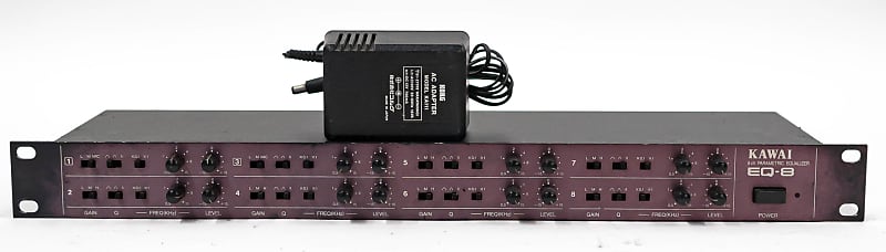 Kawai EQ-8 8 Channel Parametric Equalizer EQ with Power