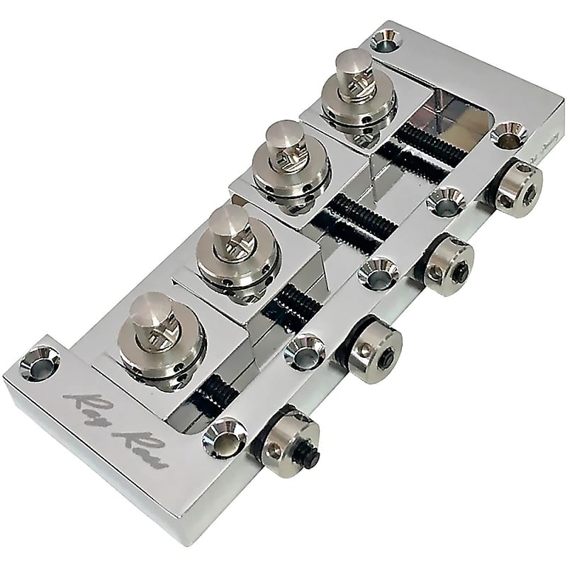 Ray Ross Saddleless 4String Bass Bridge Chrome Reverb