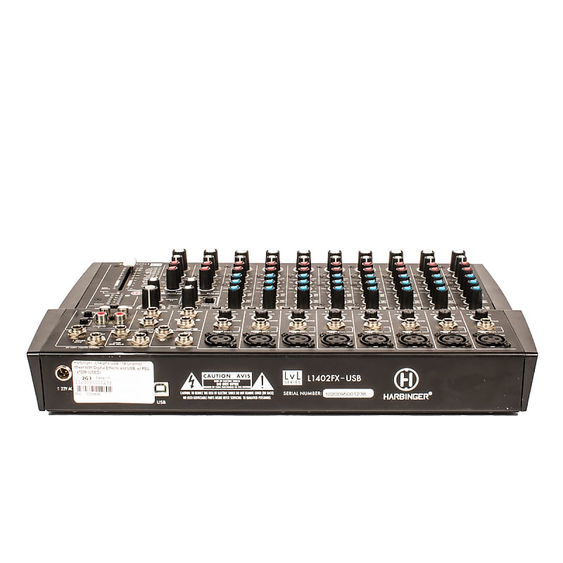 Harbinger L1402FX-USB 14-Channel Effects Mixer with USB