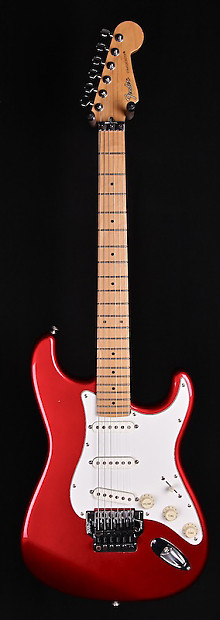 Fender stratocaster with kahler spyder tremolo outlet