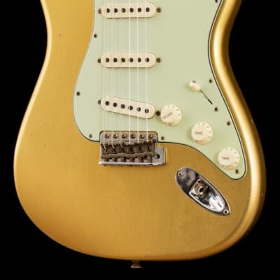 Immagine Fender Custom Shop CS 1960 Stratocaster Limited Edition LTD, Journeyman Relic Aged Aztec Gold - 22