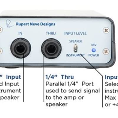 Rupert Neve Designs RNDI Active Transformer Direct Box | Reverb