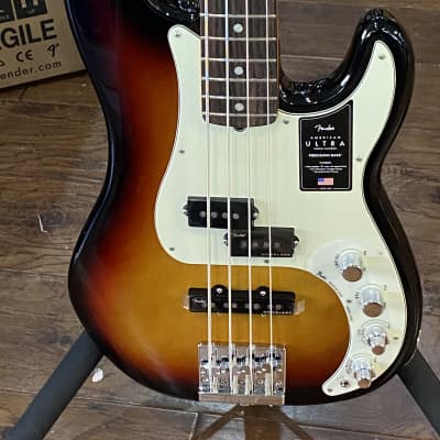 Fender American Ultra Precision P Bass RW Ultraburst #US22041454  8lbs 134.6 oz. USA image 14