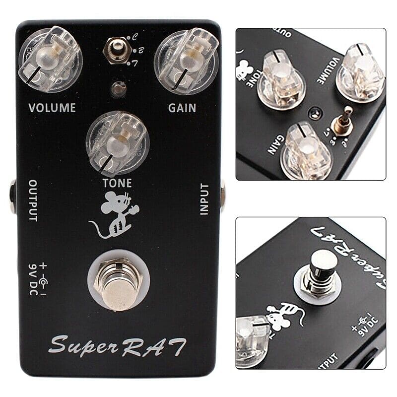 Mosky Super Rat Guitar Effect Pedal Hand-Made Three Mode | Reverb