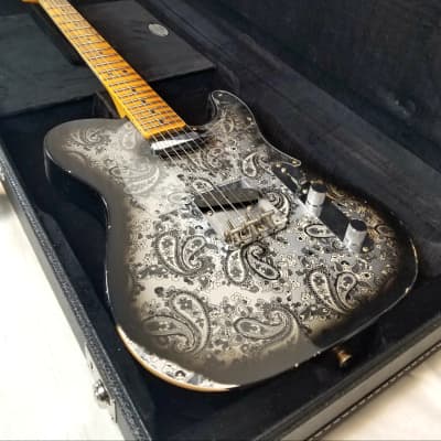 Fender Custom Shop Limited Edition '68 Black Paisley Tele Relic, w/Deluxe HSC 2023 image 2