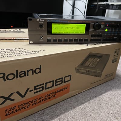 Roland XV-5080 128-Voice Synthesizer Module 2000 - 2004 - Black + 7 cards