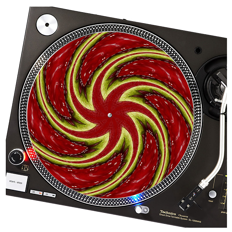 Sunshine Design Twist DJ Turntable Slipmat for LP Vinyl Record image 1