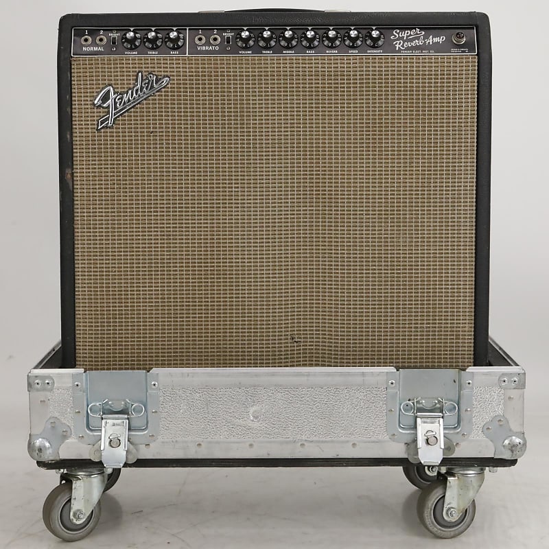 1965 Fender Super Reverb Amp AB763 w/ Case Dumble Serviced Robben Ford #37699 image 1