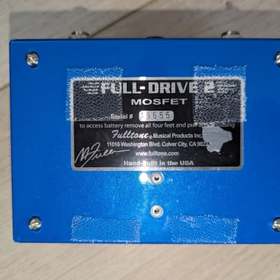 Fulltone Full Drive 2 Mosfet | Reverb Canada