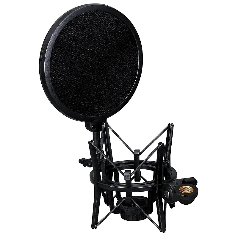 Intergrated Shock Mount With Pop Filter For Large Diameter | Reverb