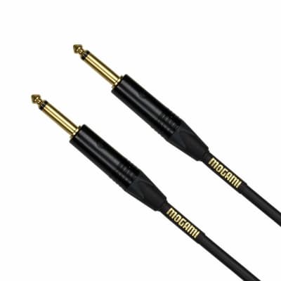 Mogami Gold 10' Instrument Cable Black image 1