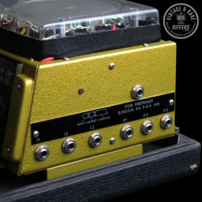 (Video) *Serviced* c.1966 Binson Echorec 2 Model T7E | Vintage Analog Echo Delay Decay Swell Repeat Reverb Unit | Gold Mod T7E Made in Italy image 19
