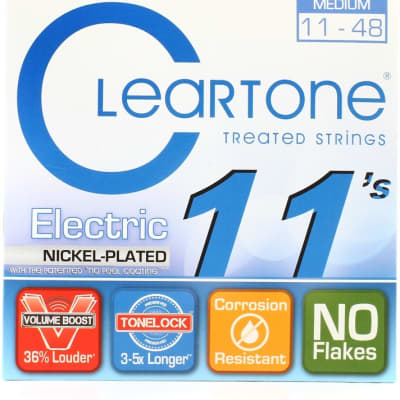 Cleartone 9411 Nickel Plated Electric Guitar Strings - .011-.048 Medium image 1