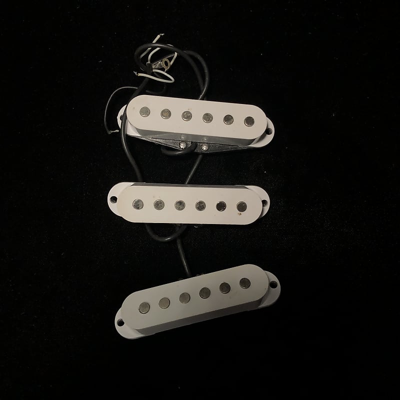 Generic White Import Strat Style Single Coil Pickups - 3 Set | Reverb