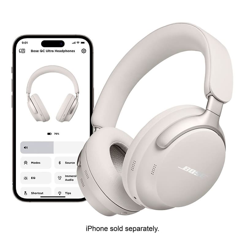 Bose Bose QuietComfort Ultra Headphones, Smoke White | Reverb