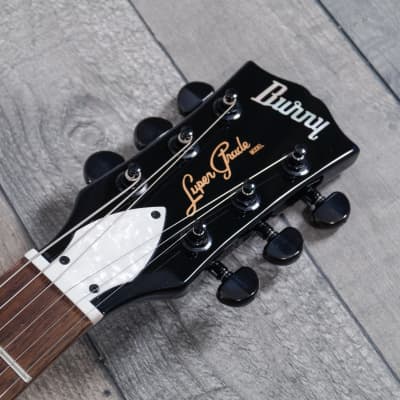 Burny RLG-55 JP Electric Guitar, Trans Blackburst image 9