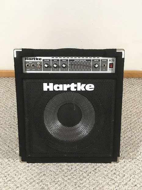 Hartke A70 Bass Amp 70W, 7-Band EQ, Built-in Compressor, 1X12