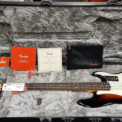 Fender American Ultra Precision Bass Ultraburst with Hard Case, Free Ship 979 image 12
