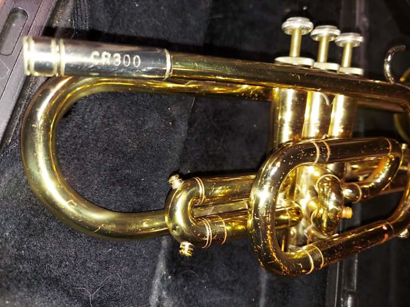 Bach CR300 Cornet USA Lacquered Brass with Bach case and mouthpiece