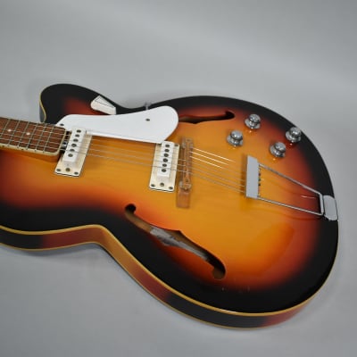 1960s Eko Lark II Sunburst Finish Electric Guitar image 7