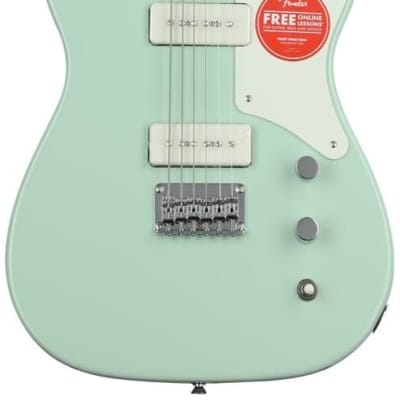 Squier Paranormal Baritone Cabronita Telecaster Electric Guitar - Surf Green - copy image 1