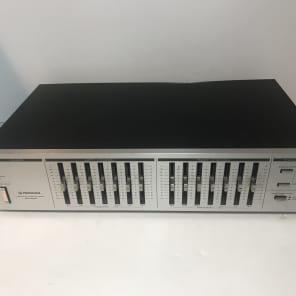 Pioneer SG-540 1985 Silver vintage stereo graphic equalizer with