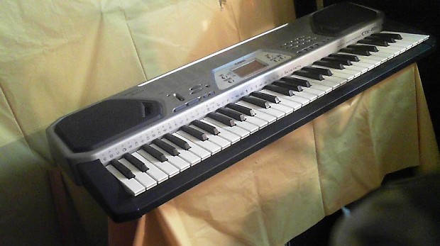 CASIO CTK 491 PORTABLE KEYBOARD 61 FULL SIZE KEYS With MIDI In and Out
